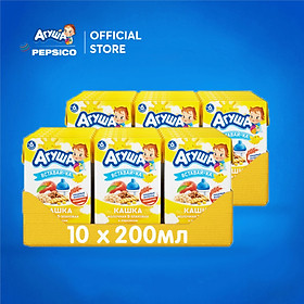 Combo 20 hộp Sữa ngày ngũ cốc vị đào Agusha 200ml/hộp