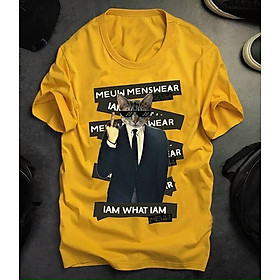 Áo thun cổ tròn IAM WHAT IAM phong cách