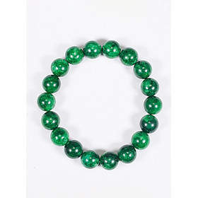 Vòng tay phong thủy đá cẩm thạch sơn thủy mệnh hỏa , mộc - Ngọc Quý Gemstones