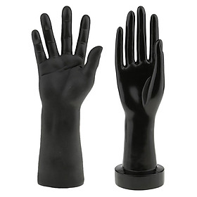 2pcs Black Mannequin Hand Gloves Bracelet Necklace Organizer Storage Display Holder Stand Showcase