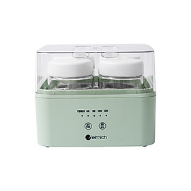 Máy Làm Sữa Chua Elmich YME0297 8W, Hàng Chính Hãng, Cảm Ứng Điện Tử, 4 Hũ Thủy Tinh 200ml - JoyMall