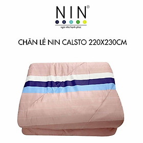 Mua Chăn mền chần gòn NIN Calisto 2m2x2m3 màu CT220015 cotton nhung cao cấp bốn mùa thu đông