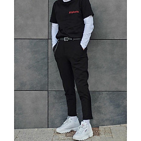 >> BÁO GIÁ ÁO THUN NAM TAY LỠ FORM RỘNG CHẤT COTTON LOANG MÀU CỰC HOT | Shopee Lazada Sendo Tiki mới nhất 62 Áo Thun Nam Tay Lỡ Unisex cổ Tròn chất liệu vải cotton màu đen form rộng in chữ EUPHORIA phong cách độc chất TheNgaustyle