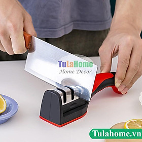 Mua Dụng cụ mài dao kéo 3 cấp độ cầm tay  dụng cụ mài dao 3 rãnh thông minh tiện dụng