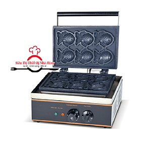 Mua MÁY LÀM BÁNH CÁ TAIYAKI 6 CON NHỎ DÙNG ĐIỆN  BẢO HÀNH 12 THÁNG  CHỐNG DÍNH
