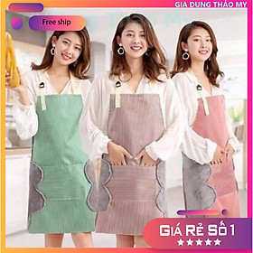 Mua Tạp Giề Hoa Chống Thấm Nước Có Lau Tay ( Giao màu ngẫu nhiên)