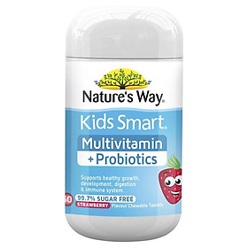 Nature's Way Kids Smart Multi + Probiotics 50 Tablets