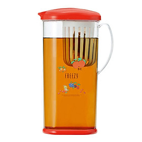 Bình lọc trà thông minh 2.2L màu đỏ Nội địa Nhật Bản