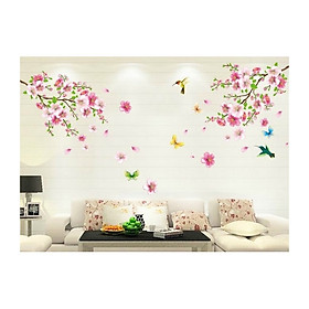 Decal Cành Đào Hồng PK162