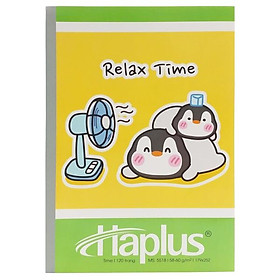 Vở Haplus Time Kẻ Ngang 120 Trang 5518 (Mẫu Bao Bì Là Ngẫu Nhiên)