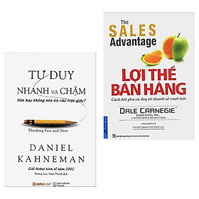 Combo Sách Kinh Tế Cực Hay: Tư Duy Nhanh Và Chậm + Lợi Thế Bán Hàng ( Tặng Kèm Bookmark Green Life )