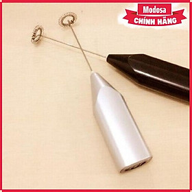 Mua Máy Đánh Trứng Modosa  Tạo Bọt Cà Phê Mini Cầm Tay Tặng Kèm Miếng Rửa Bát Lót Nồi Silicol Tiện Lợi - Hàng Chính Hãng