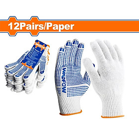 Mua GĂNG TAY DỆT KIM & CÓ ĐỐM CHẤM NHỰA PVC XL WKG1801 WADFOW - HÀNG CHÍNH HÃNG