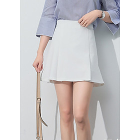 Chân váy công sở chữ A Louro L804,mẫu chân váy đẹp dáng ngắn, xếp ly 2 bên, có quần bên trong