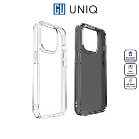 Ốp LAUT Crystal X Dành Cho iPhone 15 Pro/ 15 Pro Max Mặt Với Lưng Chất Liệu Kính Cường Lực Hàng Chính Hãng