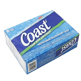 Xà phòng Coast Classic Scent Refreshing Deodorant Soap lốc 8 x113g - Nhập khẩu Mỹ