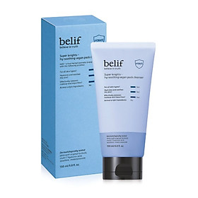 Sữa rửa mặt thuần chay làm dịu và cấp ẩm Belif Super Knights 150ml