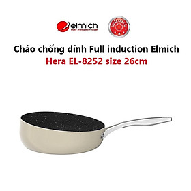 Chảo chống dính Full induction Elmich Hera size 26cm( Màu: Xanh/ Vàng/ Tím )