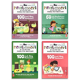 Sách - Học Montessori để dạy trẻ theo phương pháp Montessori ( Bộ 4 quyển)