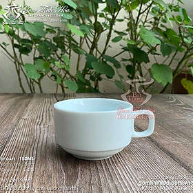 Tách sứ uống cafe cappuccino