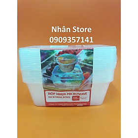 Mua 10 Hộp nhựa microwave Siêu Thành (Hàng như hình chụp có kèm nắp)