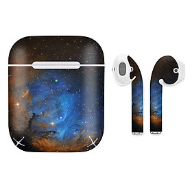 Mua Miếng dán skin chống bẩn cho tai nghe AirPods in hình tinh vân Hoa uất kim hương - vutr008 (bản không dây 1 và 2)