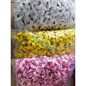 Mua 500 gam hoa đào nhạt đẹp  đào phai  hoa mai vàng trang trí tết