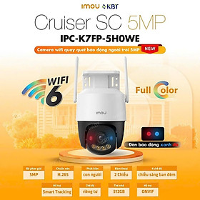 Camera IP Wifi PTZ FullColor 4MP ngoài trời Imou Cruiser IPC S42FP hàng chính hãng