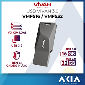 USB 16GB/32GB - Hàng Chính Hãng - VIVAN VF316/VF332