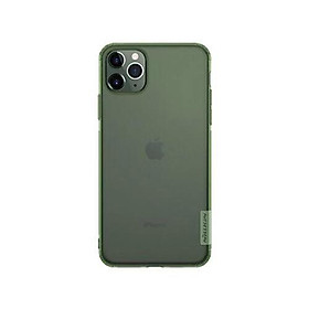 Ốp lưng Silicon Nillkin cho  iPhone 11/ 11 Pro/11 Pro Max (xanh rêu) Hiệu Nillkin - Hàng chính hãng