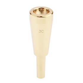 Heavy Trumpet Mouthpiece 7C Fits Most Standard Trumpets Golden