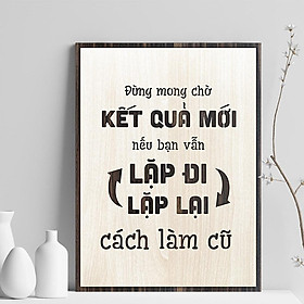 15 Mẫu Tranh slogan treo tường tạo động lực học tập bằng gỗ 30 x 40 cm