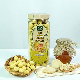 Đậu phộng gừng mật ong 250g DGfoods/Honey & ginger coated peanuts/HVNCLCL/ đặc sản cần thơ, Ăn chay được