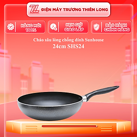 Chảo sâu chống dính sunhouse shs24 24cm