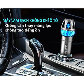 Máy Lọc Không Khí Ô tô ion âm FRiEQ khử mùi hôi và diệt khuẩn