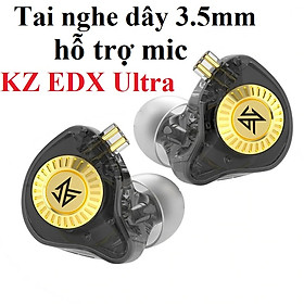 Mua Tai nghe nhét tai dây cắm 3.5mm hỗ trợ mic KZ EDX Ultra _  Hàng chính hãng