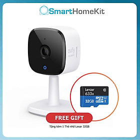 Camera trong nhà Eufy Security Indoor Cam 2K, tích hợp còi báo động - Hàng chính hãng