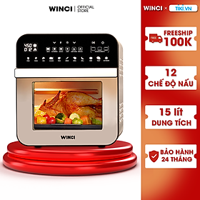 Mua Nồi chiên không dầu Winci AF528T  Dung tích 14.5 Lít  Hàng chính hãng. Tặng bộ Dao Winci 5 món