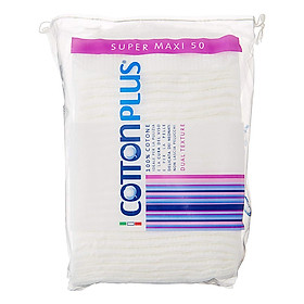 Bông Tẩy Trang Thường Cotton Plus (50 Miếng)