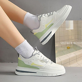Giày Thể Thao Nữ - Giày Nữ Sneaker Kiểu Dáng Màu Sắc Xu Hướng Thu Đông 2021 GT06
