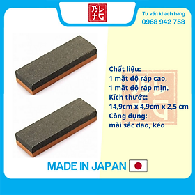Mua Bộ 2 đá mài 2 mặt grit ráp và mịn - Hàng nội địa Nhật