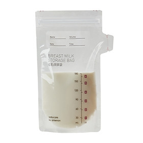Túi Zip Trữ Sữa Mẹ Babycare 3511 Chống Nổ Dùng Một Lần An Toàn Tiện Lợi (180ml x 10 Túi)