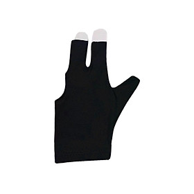 Three Fingers Billiard Glove Snooker Cue Glove Nonslip Breathable Snooker  Open Pool Cue Glove Show Gloves for Playing Fitness Gym