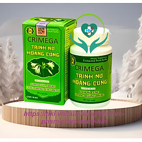 Hình ảnh ￼Viên uống TRINH NỮ HOÀNG CUNG  CRIMEGA Vinaphar - Hôp 60 viên -Hỗ trợ u xơ tiền liệt tuyến, u xơ vú, u nang buồng trứng