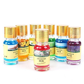 Chai Tinh Dầu Nước Hoa Xe Hơi 10ml Mùi Thơm Dễ Chịu, Chống Say Xe, Khử Mùi Hôi Xe Hiệu Quả (Vàng)