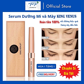 Serum Dưỡng Mi và Mày KING VENUS: Dưỡng Lông Mi và Lông Mày Dài, Dày, Rậm tự nhiên chỉ sau một cây! 