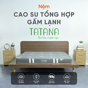 Mua Nệm Cao Su Tổng Hợp Vải Gấm Lạnh Tatana Dạng Thẳng   Nâng Đỡ Cơ Thể  Êm Ái   Bảo Hành 10 Năm