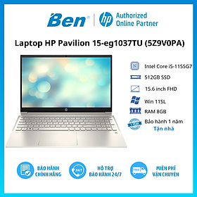 Mua Laptop HP Pavilion 15-eg1037TU 5Z9V0PA) (i5-1155G7 | 8GB | 512GB | 15.6  FHD | W11 Hàng chính hãng