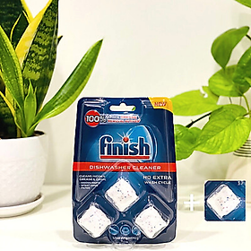 Viên vệ sinh máy rửa bát finish vỉ 4 viên - hanoimart