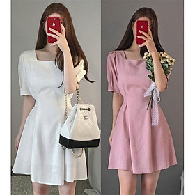 PUMPY DRESS - ĐẦM CHỮ A CỘT CHIẾT EO